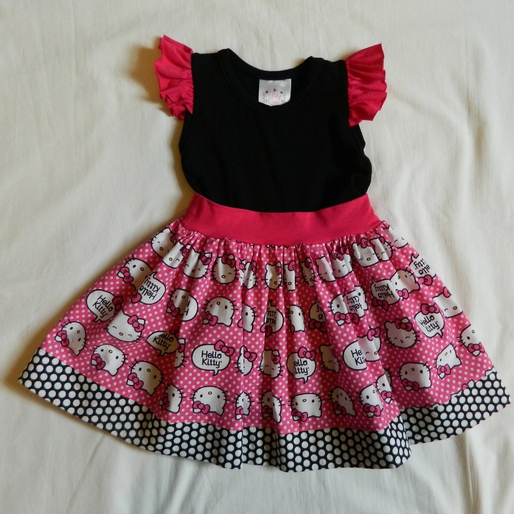 Girls size 2 Hello Kitty Dress Baby Cakes